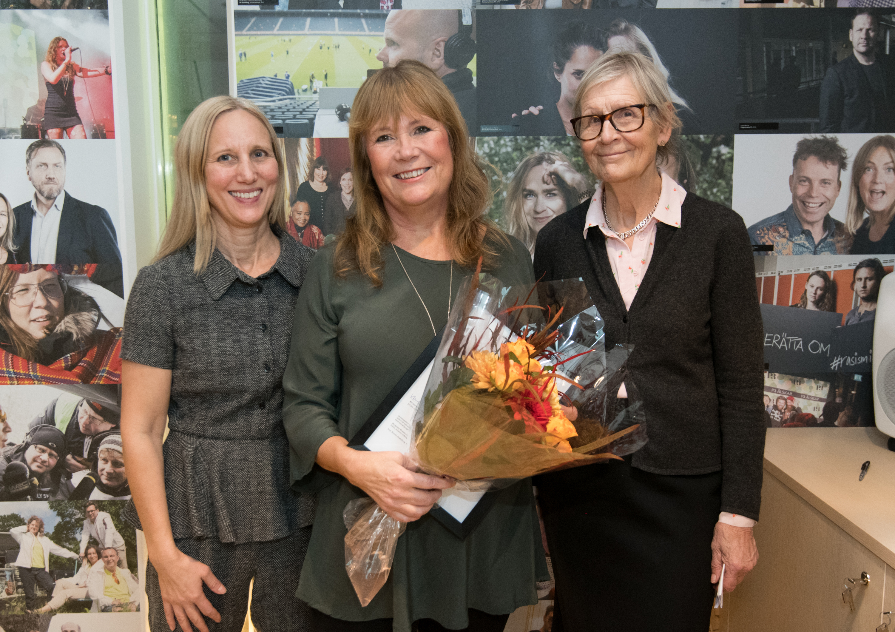 Viveka Hansson, Annica Grimlund och Kerstin Brunnberg.